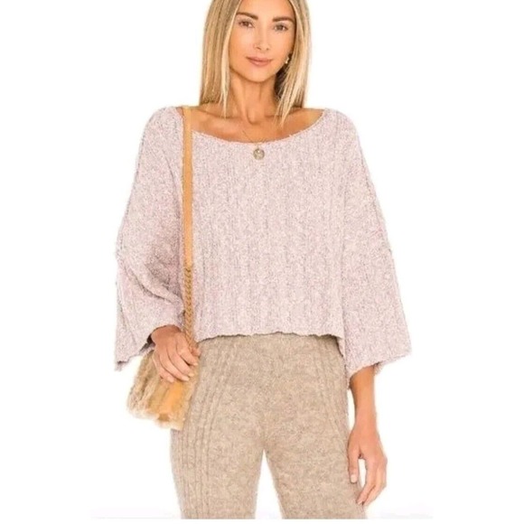 Free People Sweaters - 6. Free People Good Day Pullover Sweater in Mauve Mousse Size S